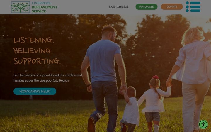 Screenshot of liverpoolbereavement.com