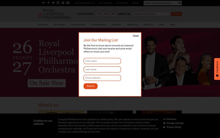 Screenshot of liverpoolphil.com