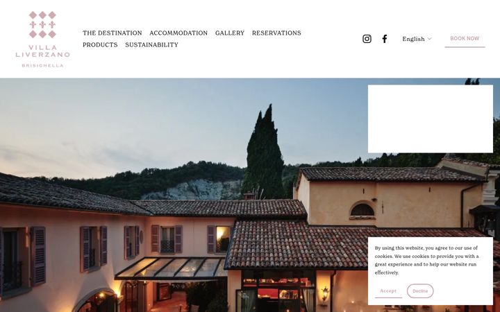 Screenshot of liverzano.it