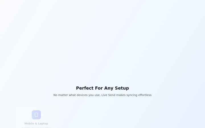 Screenshot of livesend.xyz