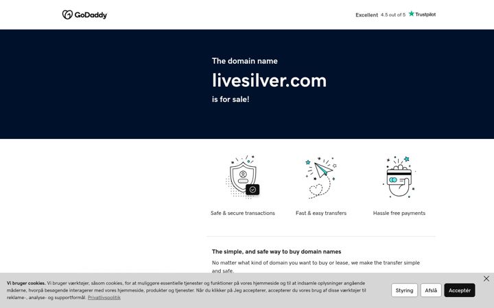 Screenshot of livesilver.com