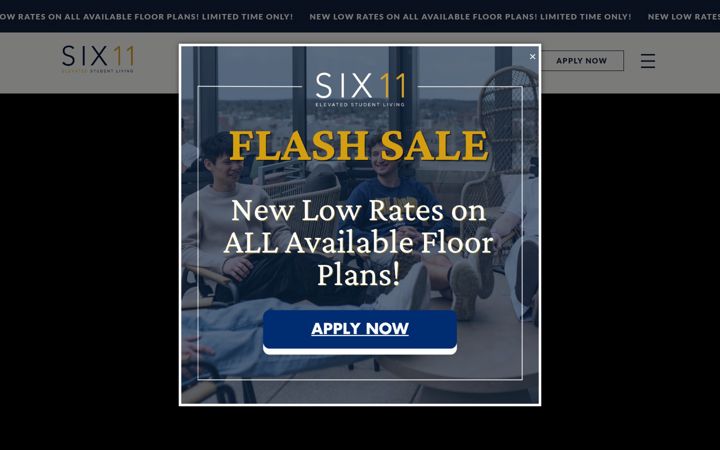 Screenshot of livesix11.com
