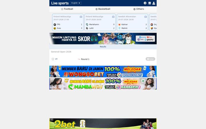 Screenshot of livesports044.com