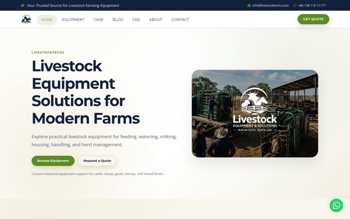 Screenshot of livestocktechs.com