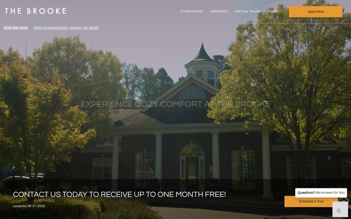 Screenshot of livethebrooke.com