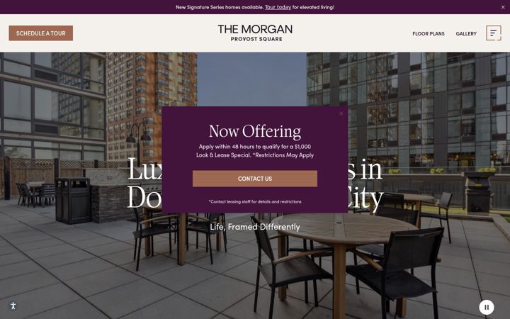 Screenshot of livethemorgan.com
