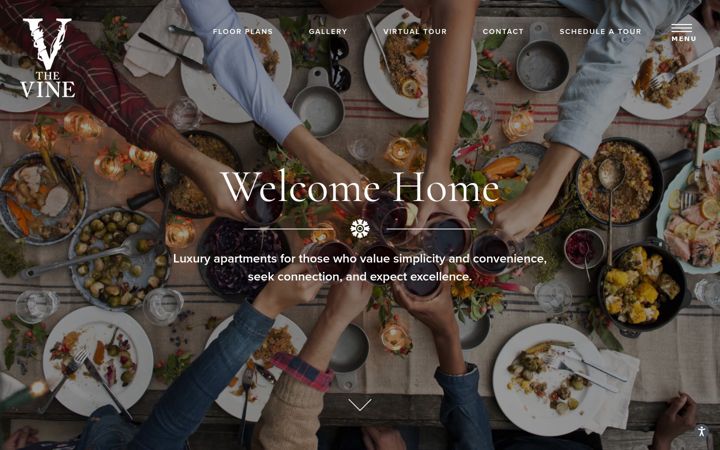 Screenshot of livethevine.com