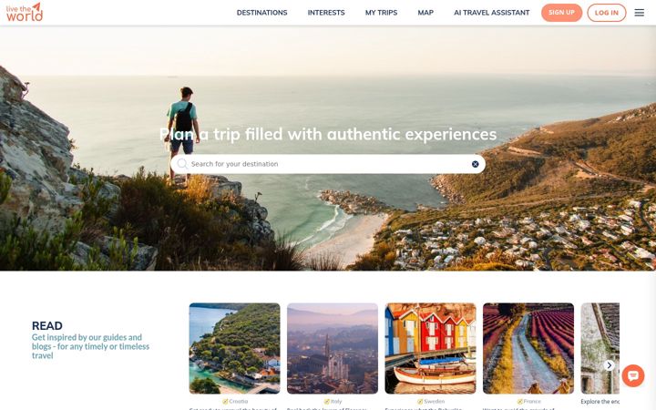 Screenshot of livetheworld.com
