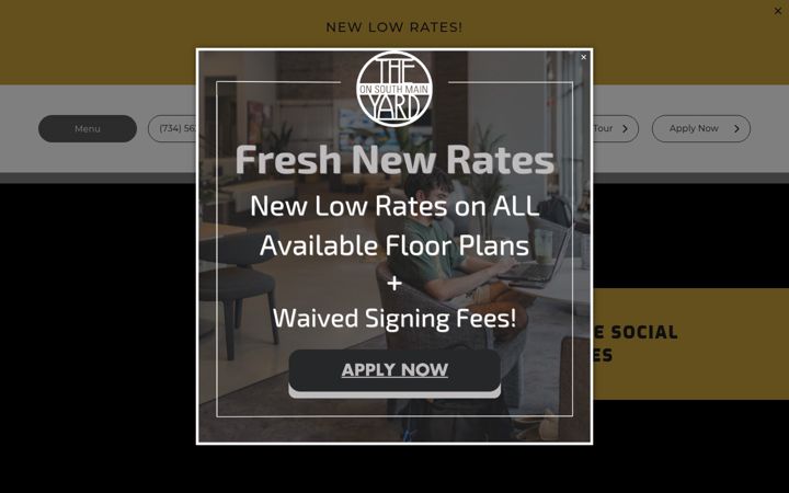 Screenshot of livetheyard.com