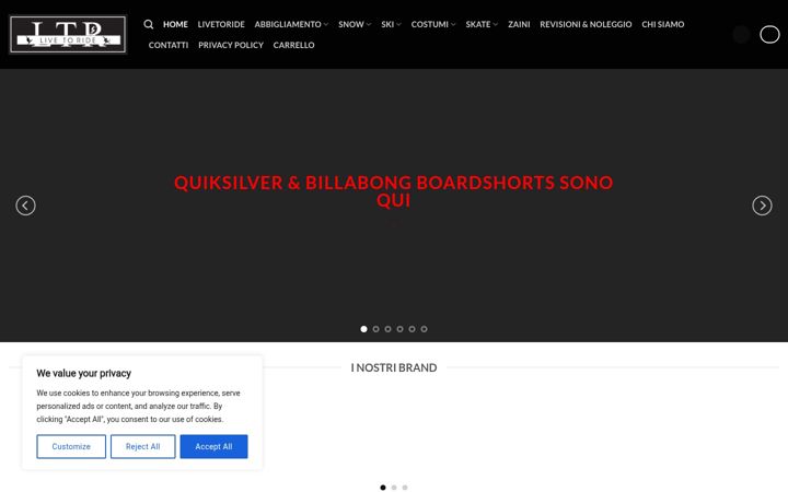 Screenshot of livetoride.net