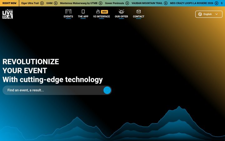 Screenshot di livetrail.net