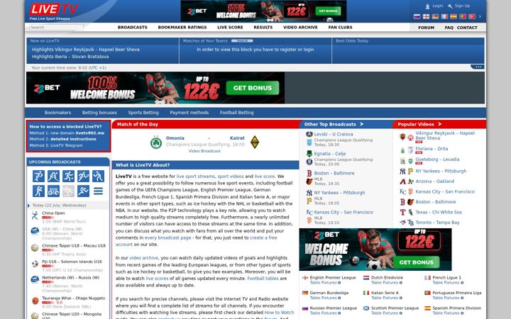 Screenshot of livetv901.me