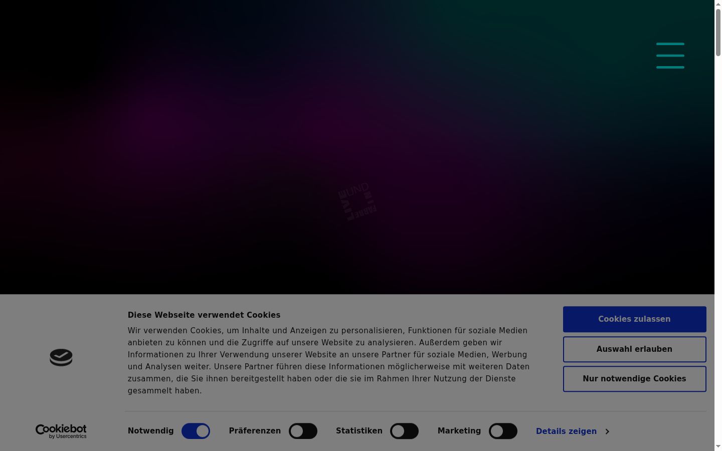 Sutikimo reklamjuostės, rodytos prieš bet kokią sąveiką, ekrano kopija