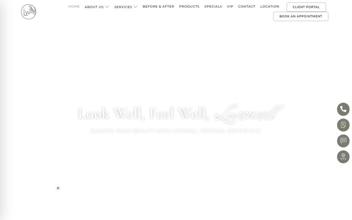 Screenshot of livewell605.com