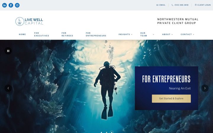 Screenshot of livewellcapital.com
