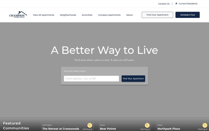 Screenshot of livewithchampion.com