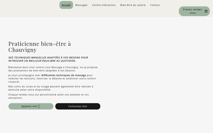 Screenshot of livia-massage86.fr