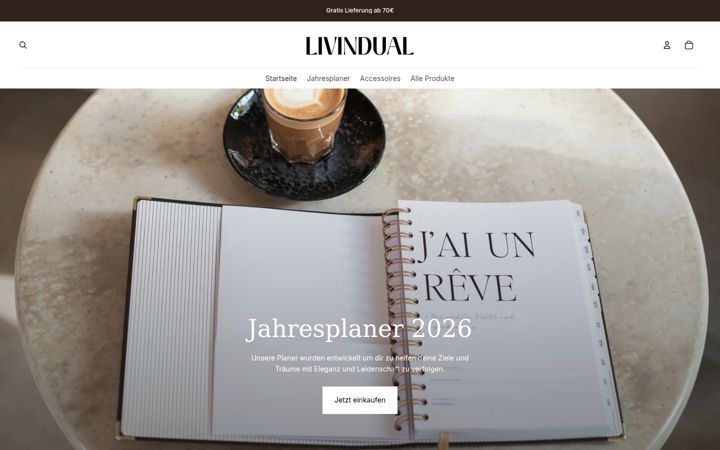 Screenshot of livindual.com