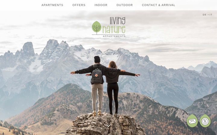 Screenshot of living-nature.it