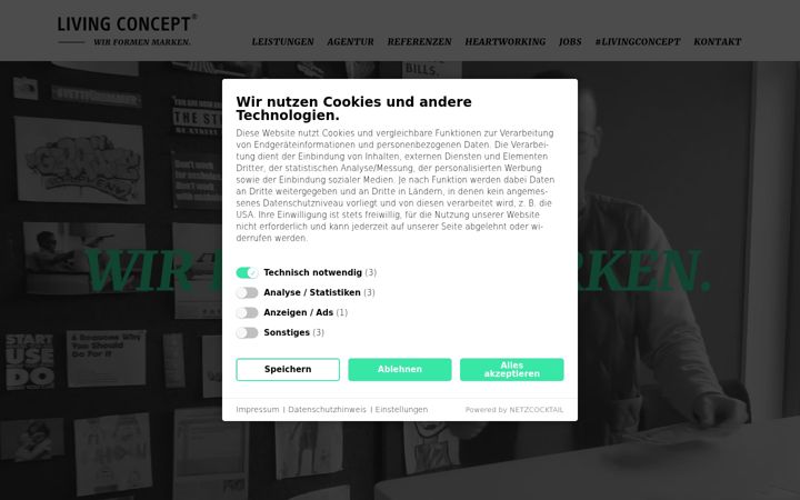 Screenshot of livingconcept.de