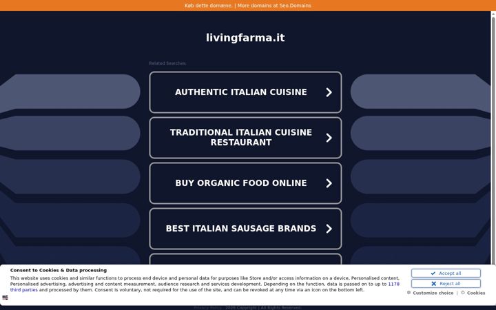 Screenshot of livingfarma.it