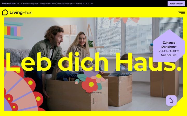 Screenshot of livinghaus.de