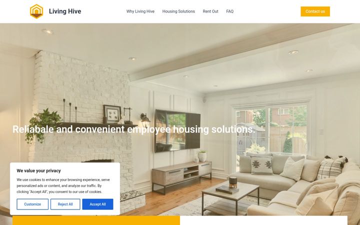 Screenshot of livinghive.eu