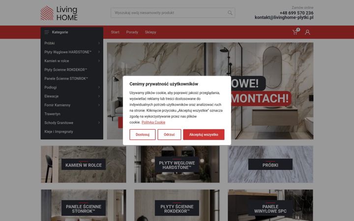 Screenshot of livinghome-plytki.pl
