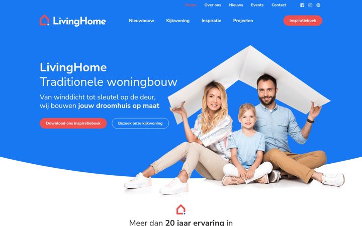 Screenshot of livinghome.be