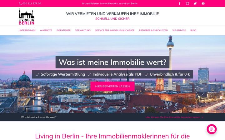 Screenshot of livinginberlin.de