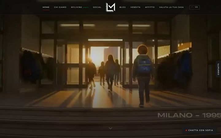 Screenshot of livingmilano.net