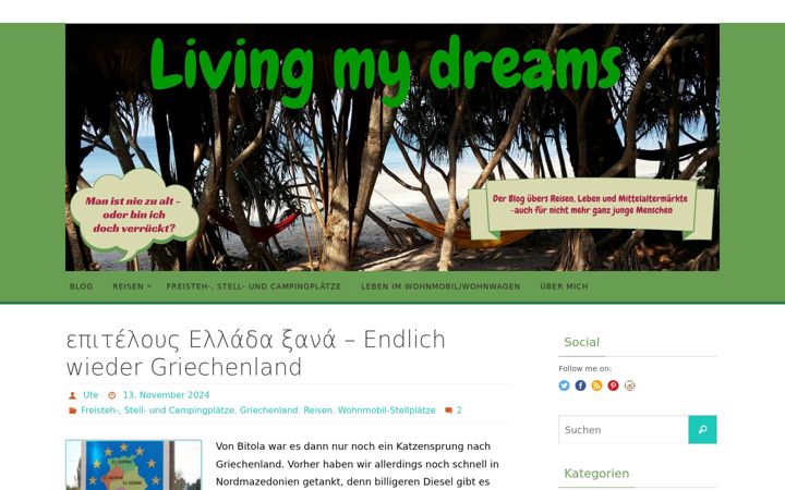 Screenshot of livingmydreams.de