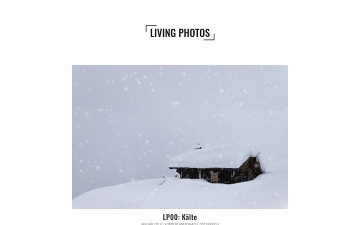 Screenshot of livingphotos.de
