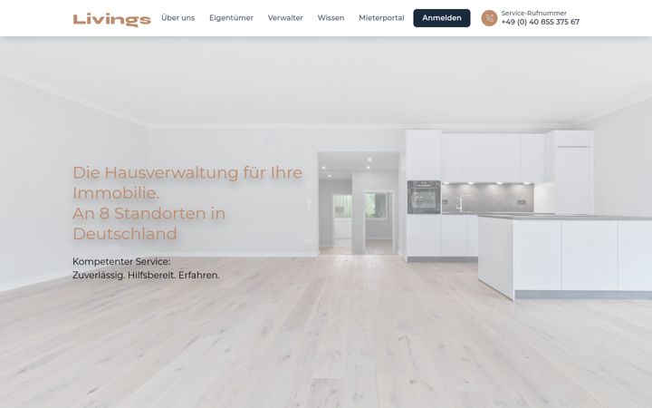 Screenshot of livings.de