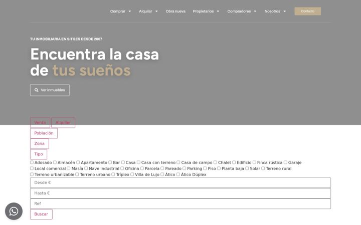 Screenshot of livingsitges.com
