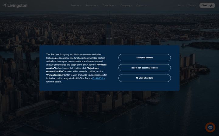 Screenshot of livingston.com