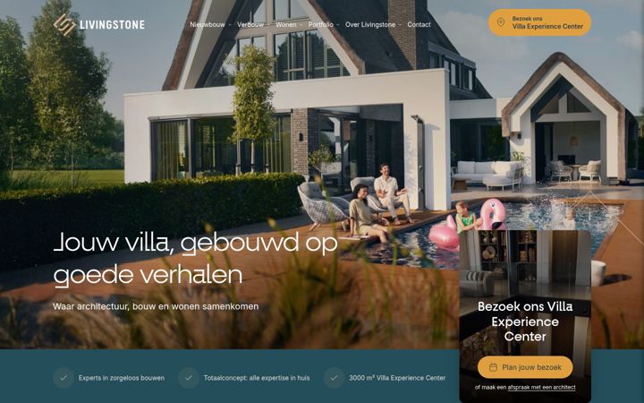 Screenshot of livingstone.nl