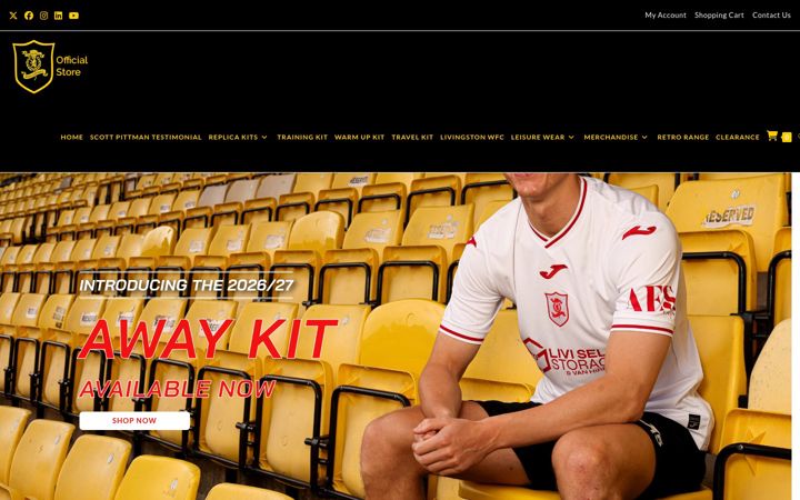 Screenshot of livingstonfcdirect.co.uk