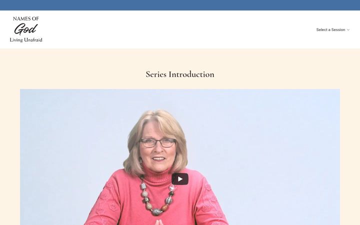 Screenshot of livingunafraidbook.com