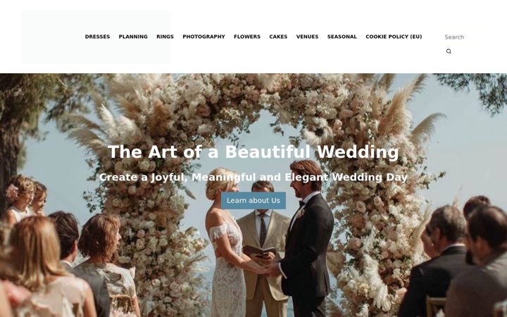 Screenshot of livingwedding.com