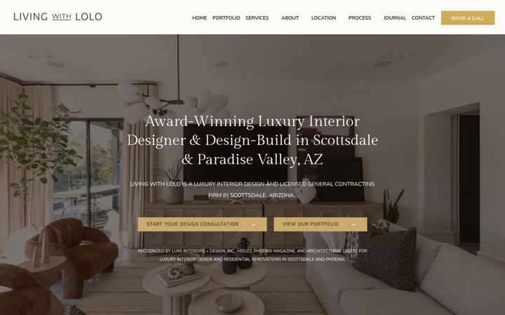 Screenshot of livingwithlolo.com