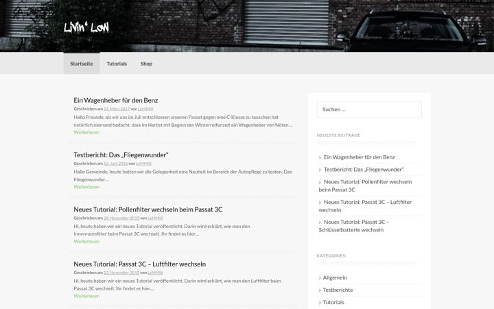 Screenshot of livinlow.de