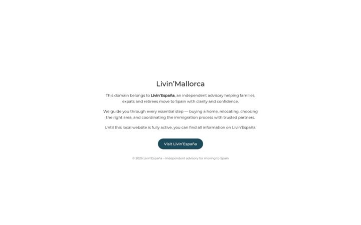 Screenshot of livinmallorca.com