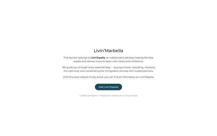 Screenshot of livinmarbella.com