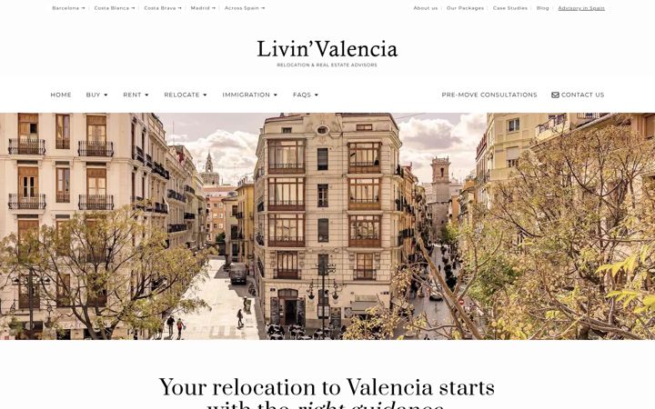 Screenshot of livinvalencia.com