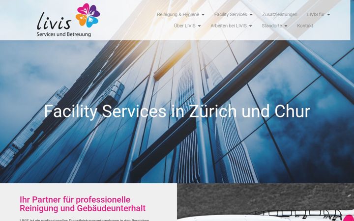 Screenshot of livis-services.ch