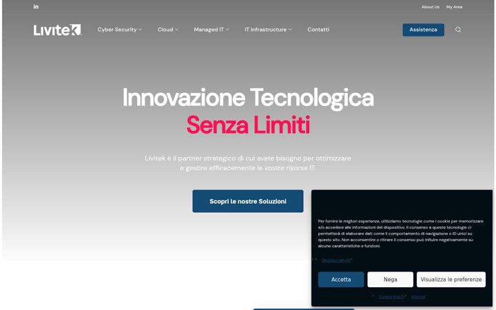 Screenshot of livitek.com