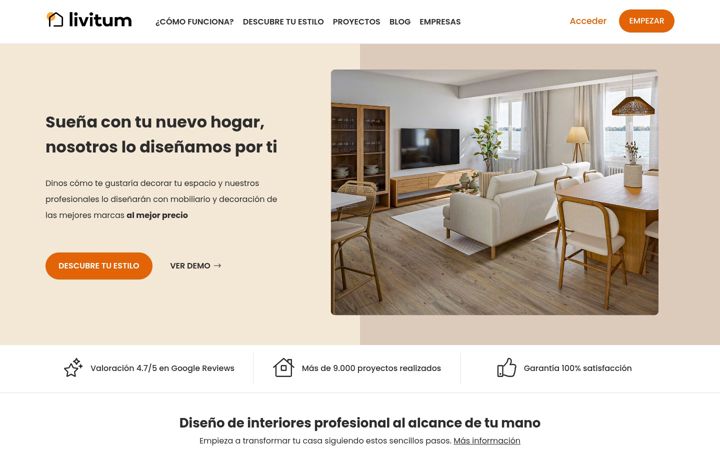 Screenshot of livitum.com