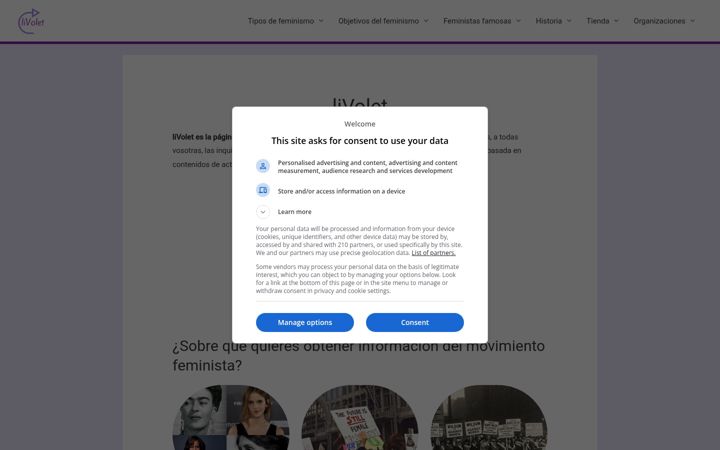 Screenshot of livolet.com