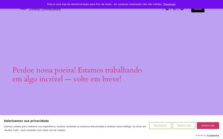 Screenshot of livrariacontracultura.com.br